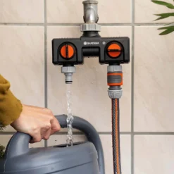 GARDENA Twin-Tap Hose Pipe Connector 9 GARDENA Twin-Tap Hose Pipe Connector -Green Decor Hub Sales Store 13489627 8904920780813120