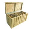 Shire Sawn Timber Garden Storage Log Box 4x2 -Green Decor Hub Sales Store 13505350 1684931992665786