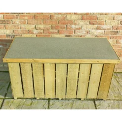 Shire Sawn Timber Garden Storage Log Box 4x2 -Green Decor Hub Sales Store 13505350 3894931992966533