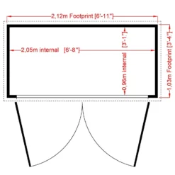 Shire 7 X 3ft Shiplap Double Door Bike Storage -Green Decor Hub Sales Store 13505353 1284931992709844