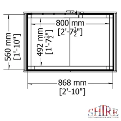 Shire Handy Garden Storage 3x2ft -Green Decor Hub Sales Store 13508666 1184931200396461