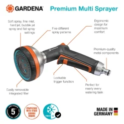 GARDENA Premium Multi-Sprayer -Green Decor Hub Sales Store 13514456 1864936407805257
