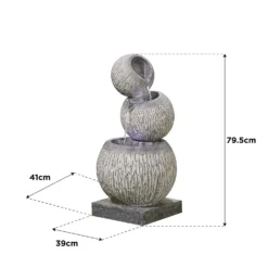 Stylish Fountain Illusion Falls Water Feature With LEDs -Green Decor Hub Sales Store 13846045 1394978881020436