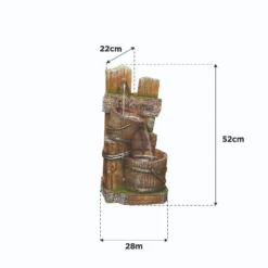 Stylish Fountain Fence Post Pours Water Feature With LEDs 9 Stylish Fountain Fence Post Pours Water Feature With LEDs -Green Decor Hub Sales Store 13846055 2704978881001455