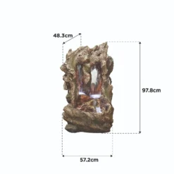 Stylish Fountain Colorado Falls Water Feature With LEDs 7 Stylish Fountain Colorado Falls Water Feature With LEDs -Green Decor Hub Sales Store 13846061 1254978880621934