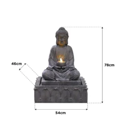 Stylish Fountain Serenity Water Feature With LEDs -Green Decor Hub Sales Store 13846069 1804978880968461