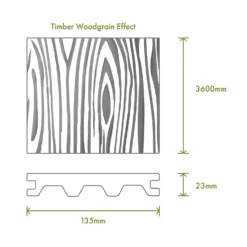 Victoria Composite Decking Woodgrain 20 Pack Teak - 10.08 M2 -Green Decor Hub Sales Store 13911275 1984980944841960