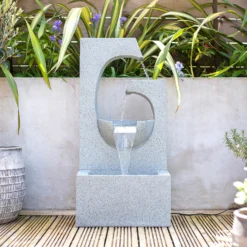 Stylish Fountain Ango Falls Garden Water Feature With LEDs -Green Decor Hub Sales Store 13947169 2065005844485926
