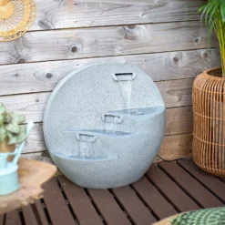 Stylish Fountain Kyoto Falls Garden Water Feature With LEDs -Green Decor Hub Sales Store 13947170 2105005844858475