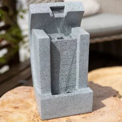 Stylish Fountain Kiso Column Garden Water Feature With LEDs -Green Decor Hub Sales Store 13947172 1325005844798628