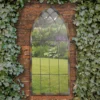 MirrorOutlet Rose Garden Rustic Arch Metal Garden Mirror- 115x50cm 1 MirrorOutlet Rose Garden Rustic Arch Metal Garden Mirror- 115x50cm -Green Decor Hub Sales Store 13950554 1074987138796724
