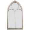 MirrorOutlet Somerley Chapel Arch Metal Garden Mirror - 112x61cm -Green Decor Hub Sales Store 13950555 1624987139060814