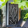 Amarelle Extra Large Metal Flame Design Decorative Garden Screen - 180 X 90cm -Green Decor Hub Sales Store 13950580 9694987139800398