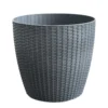 Grey Weave Planter - 28cm -Green Decor Hub Sales Store 13951352 1454987105535802