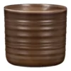 Scheurich Ripple Brown Indoor Pot - 14cm -Green Decor Hub Sales Store 13953253 1624987119997173