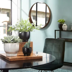 Scheurich Opale Hammered White Indoor Pot - 18cm -Green Decor Hub Sales Store 13953280 1304987119868488