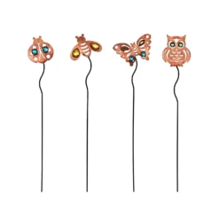 Homebase Stake Ornament - Copper Effect -Green Decor Hub Sales Store 13955516 8345014596880500