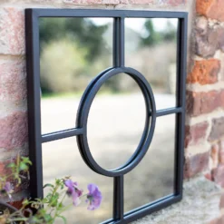 Black Square Garden Mirror -Green Decor Hub Sales Store 13965928 1155001706801590