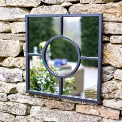 Black Square Garden Mirror -Green Decor Hub Sales Store 13965928 1205001706754961