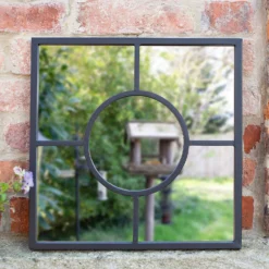 Black Square Garden Mirror -Green Decor Hub Sales Store 13965928 1915001706777428