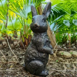 Bronze Look Rabbit Garden Ornament -Green Decor Hub Sales Store 13965950 1985014596762699