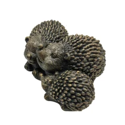 Bronze Look Hedgehog Family Garden Ornament -Green Decor Hub Sales Store 13965951 8705014596974346