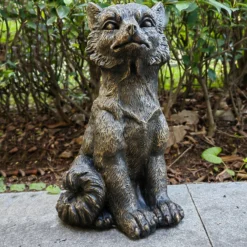 Bronze Look Fox Garden Ornament -Green Decor Hub Sales Store 13965952 4945014596616911