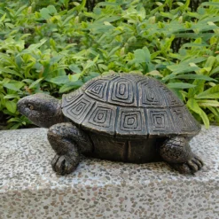 Bronze Look Tortoise Garden Ornament -Green Decor Hub Sales Store 13965953 2005014597280979