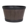 Banded Whiskey Barrel Planter - 39cm 2 Banded Whiskey Barrel Planter - 39cm -Green Decor Hub Sales Store 13973620 1305011238653638