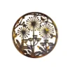 Allium Garden Wall Art 35cm - Antique Bronze