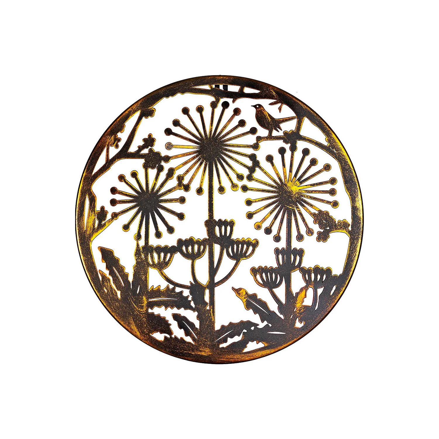 Allium Garden Wall Art 35cm - Antique Bronze 3 Allium Garden Wall Art 35cm - Antique Bronze