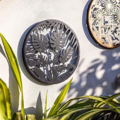 Jungle Leaf Garden Wall Art 35cm - Black -Green Decor Hub Sales Store 13981006 8385005835492067