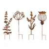 Floral Bronze Ground Stakes - 45cm (Assorted Designs) -Green Decor Hub Sales Store 13981009 1135005324591689