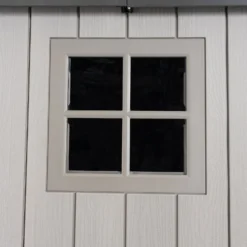 Lifetime 7x7ft Outdoor Storage Shed - Rough-Cut Grey -Green Decor Hub Sales Store 13997403 9135000055053532