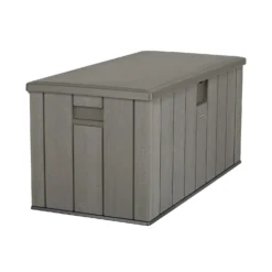 LIFETIME 568L Outdoor Storage Deck Box - Rough-Cut Brown -Green Decor Hub Sales Store 13997406 2064999835488896