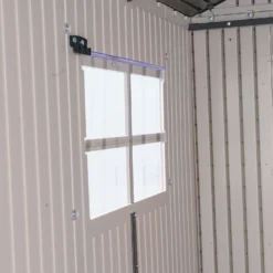 Lifetime 7x7ft Outdoor Storage Shed - Beige -Green Decor Hub Sales Store 13997407 1124999834936641