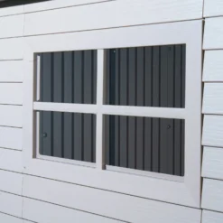 Lifetime 7x7ft Outdoor Storage Shed - Beige -Green Decor Hub Sales Store 13997407 6834999834980258