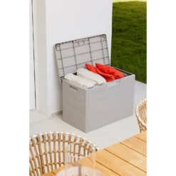 Toomax Garden Storage Box 160L - Warm Grey -Green Decor Hub Sales Store 13997480 1085004537305487