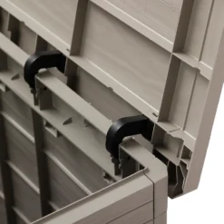 Toomax Garden Storage Box 160L - Warm Grey -Green Decor Hub Sales Store 13997480 1165004537251268