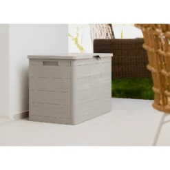 Toomax Garden Storage Box 160L - Warm Grey -Green Decor Hub Sales Store 13997480 6735004537331098