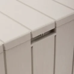 Toomax Bravo Garden Storage Box 270L - Warm Grey -Green Decor Hub Sales Store 13997481 1495004537193128