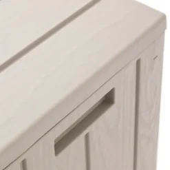 Toomax Bravo Garden Storage Box 270L - Warm Grey -Green Decor Hub Sales Store 13997481 1645004537221082