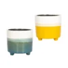 Two Tone Ombre Indoor Plant Pot - 12cm -Green Decor Hub Sales Store 14197407 2115024232245454