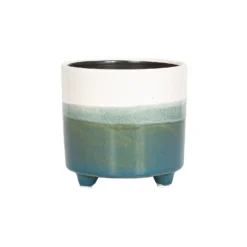 Two Tone Ombre Indoor Plant Pot - 12cm -Green Decor Hub Sales Store 14197407 5825024191208715