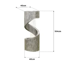 Stylish Fountain Spiral Showers Water Feature With LEDs -Green Decor Hub Sales Store 14519354 4325047822566918