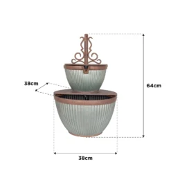 Stylish Fountain Irondale Pours Water Feature -Green Decor Hub Sales Store 14519355 2655050878805377