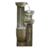 Stylish Fountain Ash Columns Water Feature With LEDs -Green Decor Hub Sales Store 14519359 7565047822460277