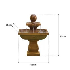 Stylish Fountain Odyssey Water Feature With LEDs -Green Decor Hub Sales Store 14519360 1335047822692282