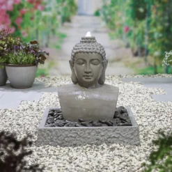 Stylish Fountain Lotus Buddha Water Feature With LEDs 8 Stylish Fountain Lotus Buddha Water Feature With LEDs -Green Decor Hub Sales Store 14519362 1725047822576716